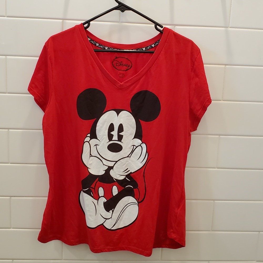 DISNEY Mickey Mouse Cap Sleeve Tee